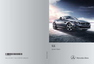 2013 Mercedes Benz SLK Operator Manual